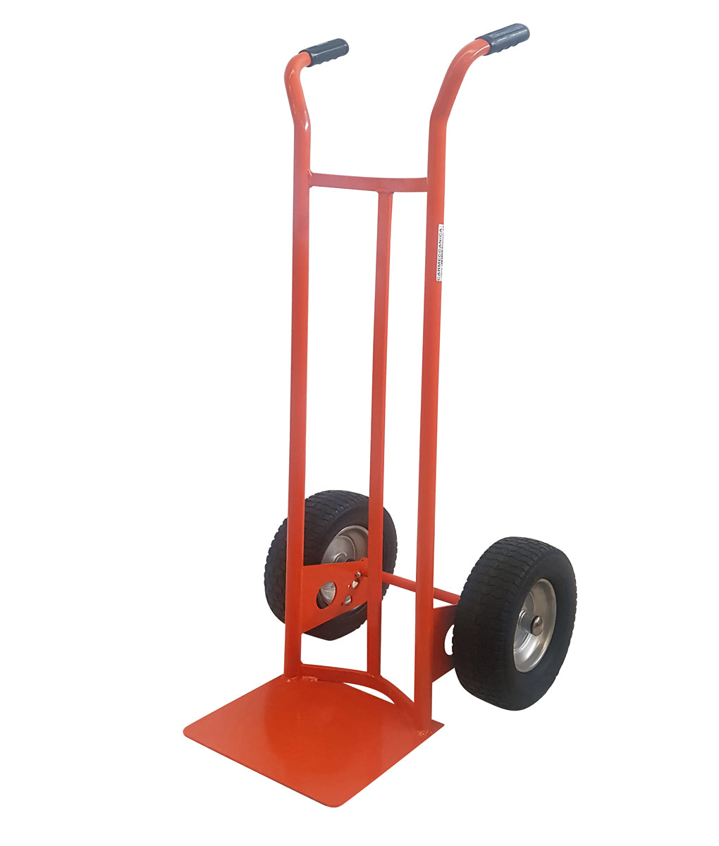 Carmeccanica Portasacchi Spalla Curva Maxi Ruote Antiforatura Diametro 300 mm 200 kg ART009C 02