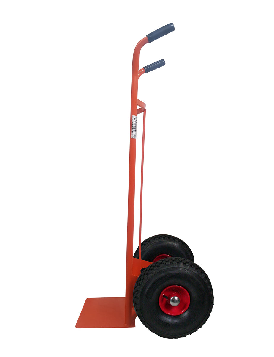 Carmeccanica Portasacchi Spalla Curva Maxi Ruote Pneumatiche Diametro 300 mm ART009C, 200 kg