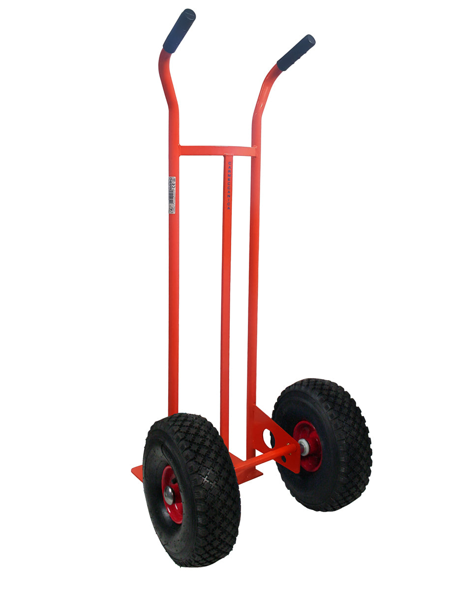 Carmeccanica Portasacchi Spalla Curva Maxi Ruote Pneumatiche Diametro 300 mm ART009C, 200 kg