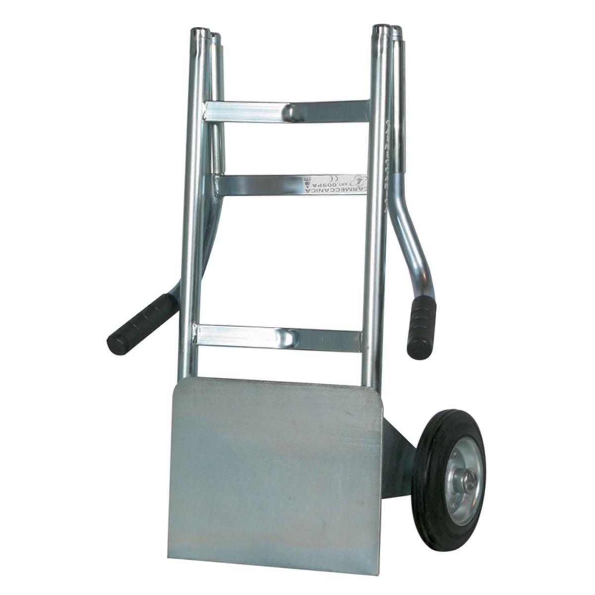 Carmeccanica Carrello Pieghevole Zincato Ruote in Gomma ART009PA