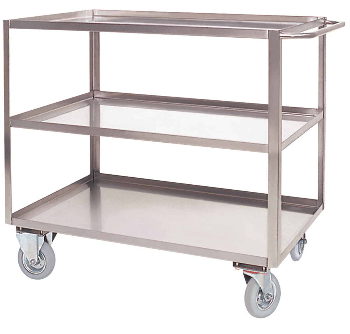 Carmeccanica Portatutto Grande Inox 3 Piani con Freno 300 kg ART040FRINOX