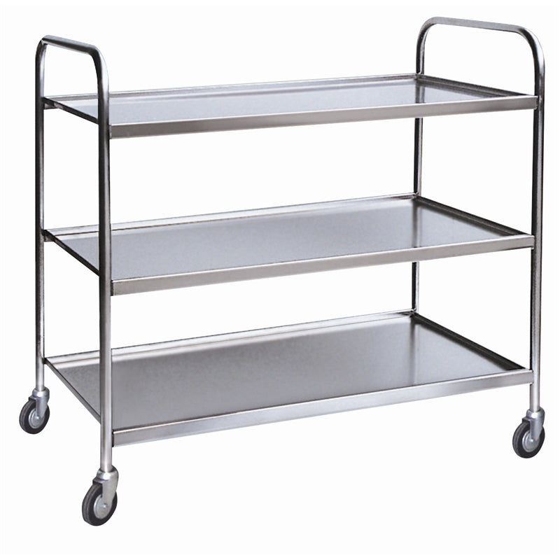 Carmeccanica Carrello Servizio Medio Inox 3 Ripiani con Freno ART0748450FR