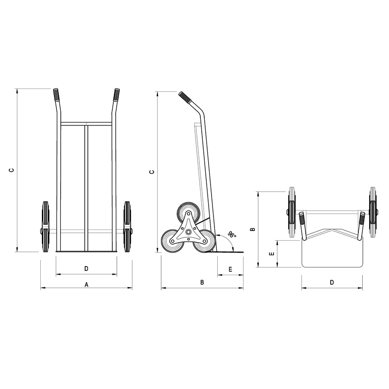 Carmeccanica Carrello Saliscale 150 kg ART106