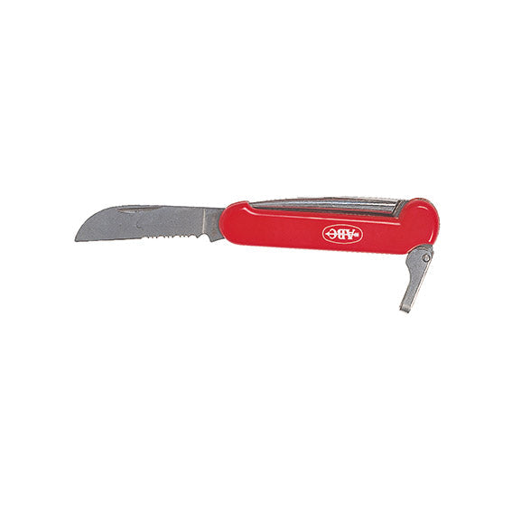 ABC Tools Coltello Tascabile B21734000 Nautica, 2 Lame Inox, Punteruolo 80 mm