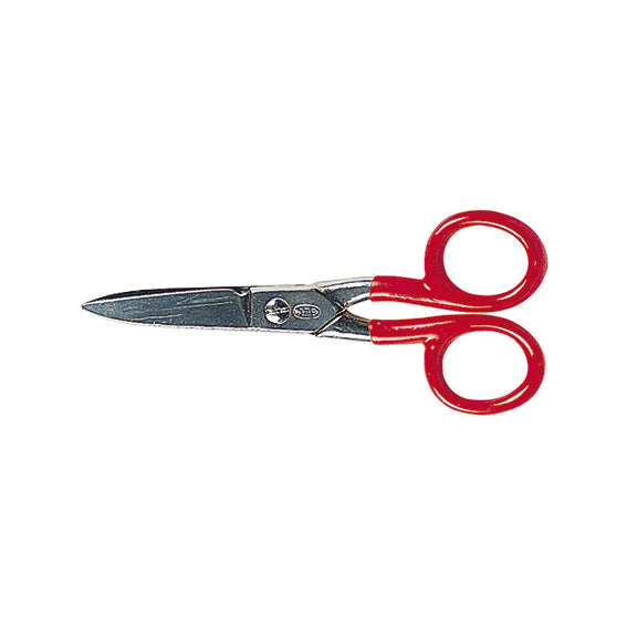ABC Tools Forbici per Elettricisti B21761000 Lame Diritte 125 mm, Manici Plastificati