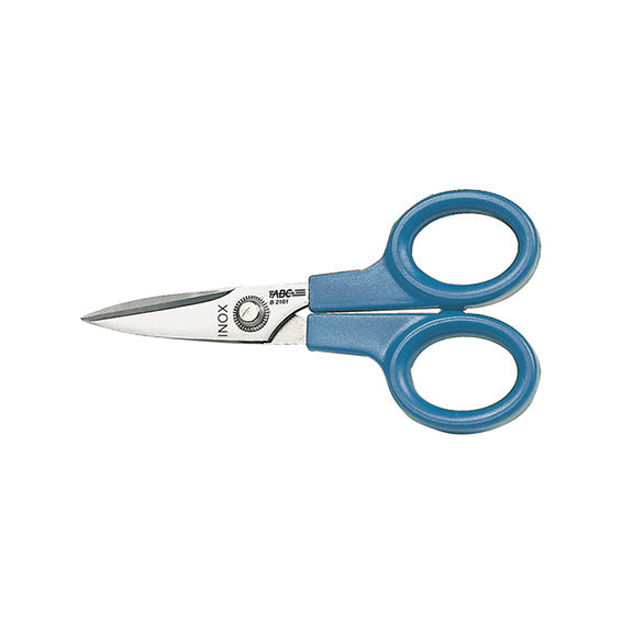 ABC Tools Forbici per Elettricisti B21810000 Lame Inox Microdentatura 140 mm, Manici ABS Antiscivolo