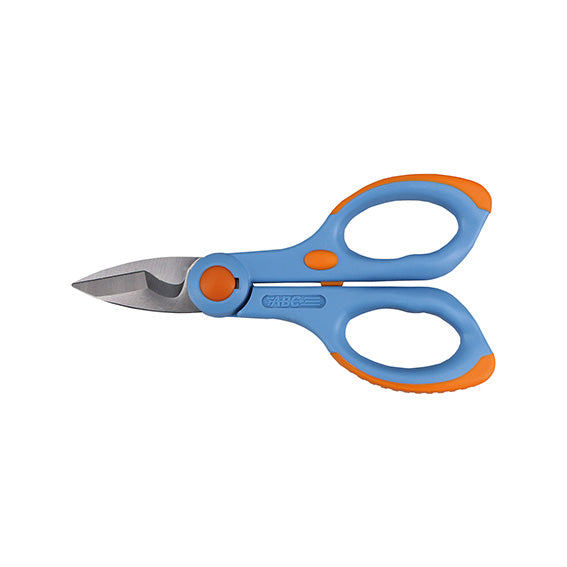 ABC Tools Forbici per Elettricisti B21835000 155 mm, Tacca Spelacavi per Cavi fino a 70 mm², Bicomponente