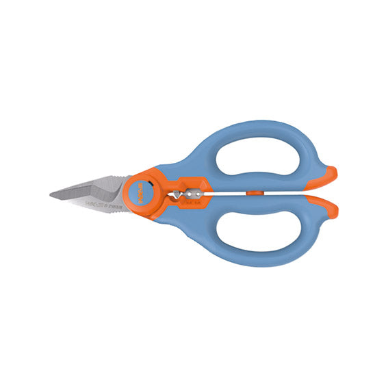 ABC Tools Forbici per Elettricisti B21839000 190 mm, Bicomponente, Microdentatura, Tacca Spelacavi
