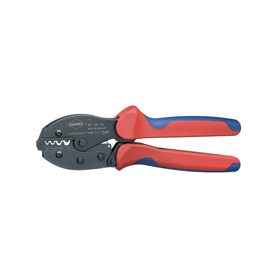 Knipex Crimpatrice PreciForce B21913000, Capicorda Non Isolati Chiusi 0,5÷10 mm², 4 Tacche