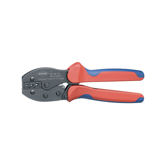Knipex Crimpatrice PreciForce B21915000, Capicorda a Spina Non Isolati 4,8+6,3 mm, 3 Tacche
