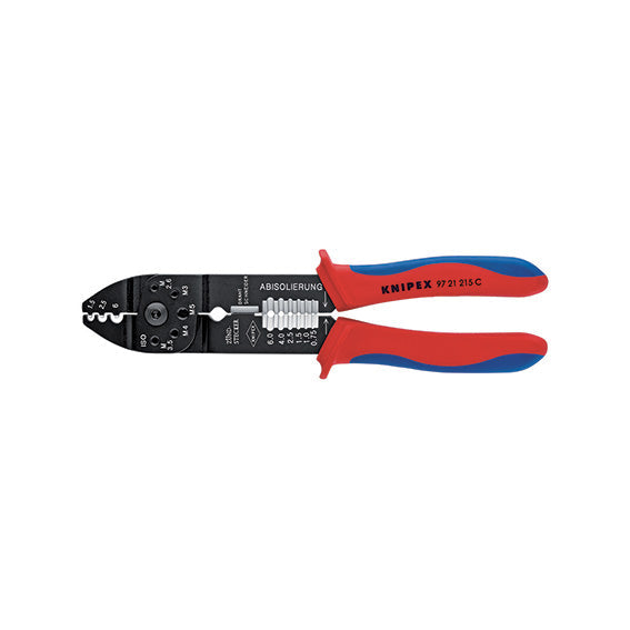 Knipex Crimpatrice a Morsetto B21932700, Capicorda e Connettori Non Isolati 0,5÷6 mm², 230 mm