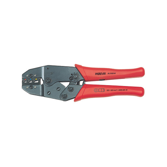 ABC Tools Crimpatrice Automatica B21934400, Preisolati 0,5÷6 mm², 4 Tacche, 230 mm