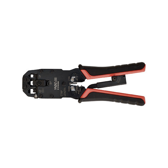ABC Tools Pinza Western B21934940, RJ10 4P + RJ11/12 6P + RJ45 8P, Spelatura, 200 mm