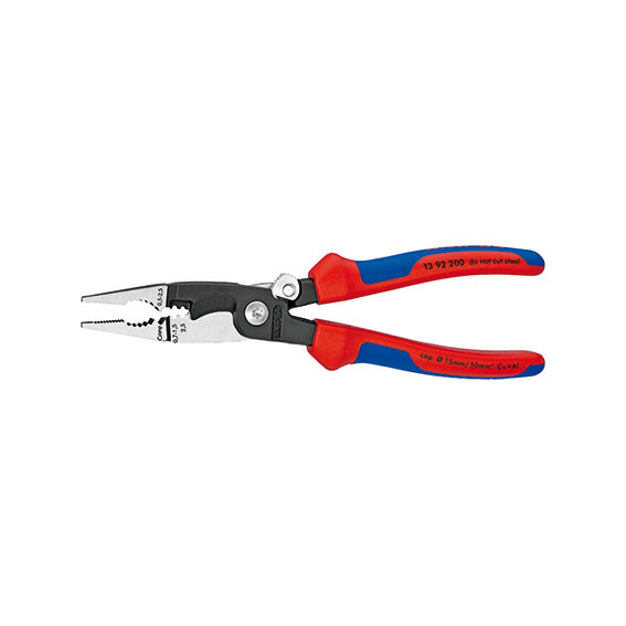 Knipex Pinza Multifunzione B21935500, 6 Funzioni, Spelatura Cavi Ø 15 mm, 200 mm