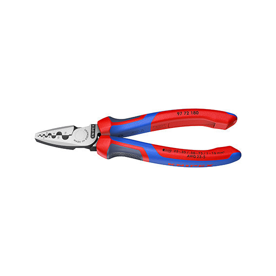 Knipex Crimpatrice Bussola B21936000, 0,25÷16 mm², 9 Tacche, 180 mm