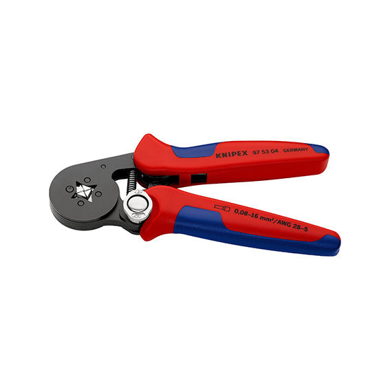 Knipex Crimpatrice Bussola B21936200, Sezione Quadra Laterale, 0,08÷10+16 mm², 180 mm