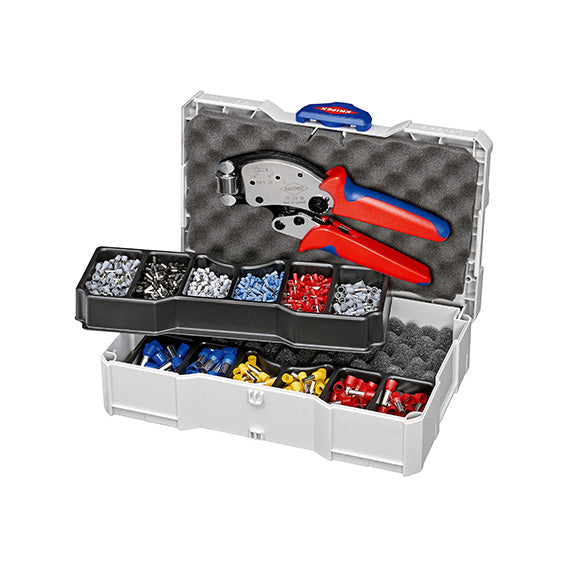 Knipex Assortimento B21936900 TWISTOR16 B 2193/633 + 1190 Terminali in Cassetta TANOS