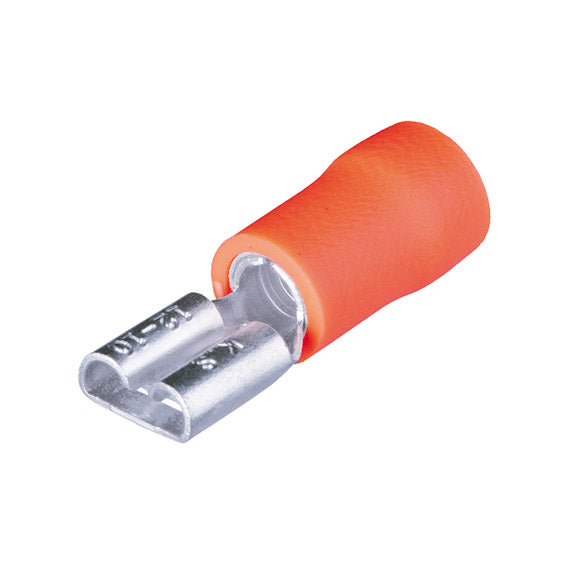 ABC Tools B21947028 Capicorda piatto femmina 0,5÷1,5 mm² (AWG 22-16) Largh. spina 2,8 mm — Rosso