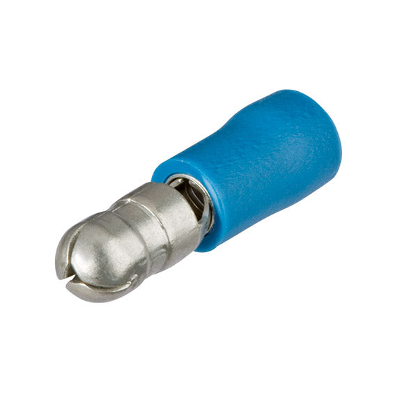 ABC Tools B21955005 Capicorda a giunto cilindrico maschio 1,5÷2,5 mm² (AWG 16-14) Ø D 5 mm — Azzurro