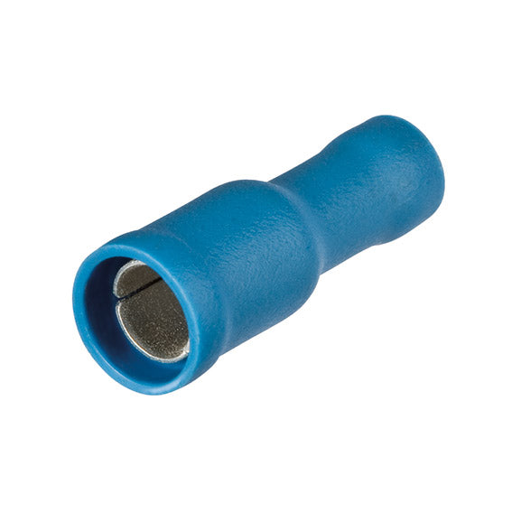 ABC Tools B21956005 Capicorda a giunto cilindrico femmina 1,5÷2,5 mm² (AWG 16-14) Ø D 5 mm — Azzurro