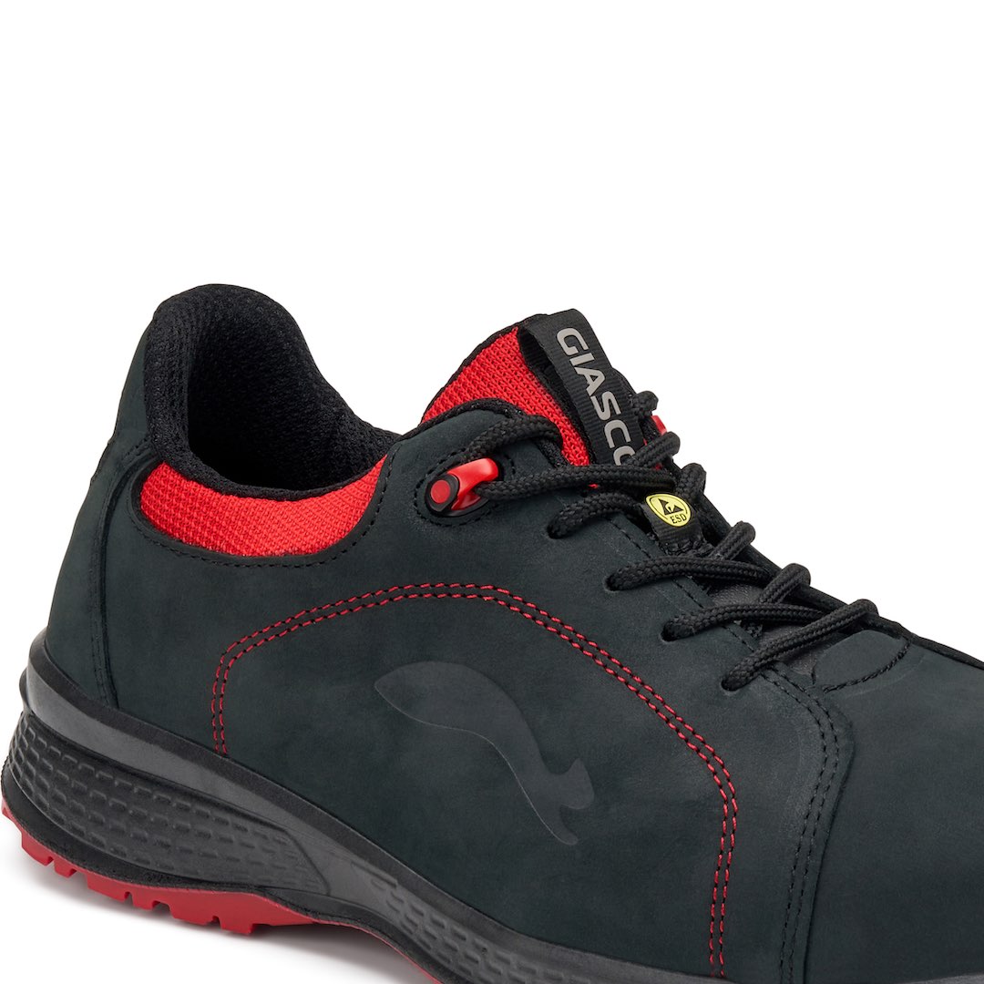 Giasco Rugby scarpa antinfortunistica bassa S3 SRC ESD dettaglio tomaia