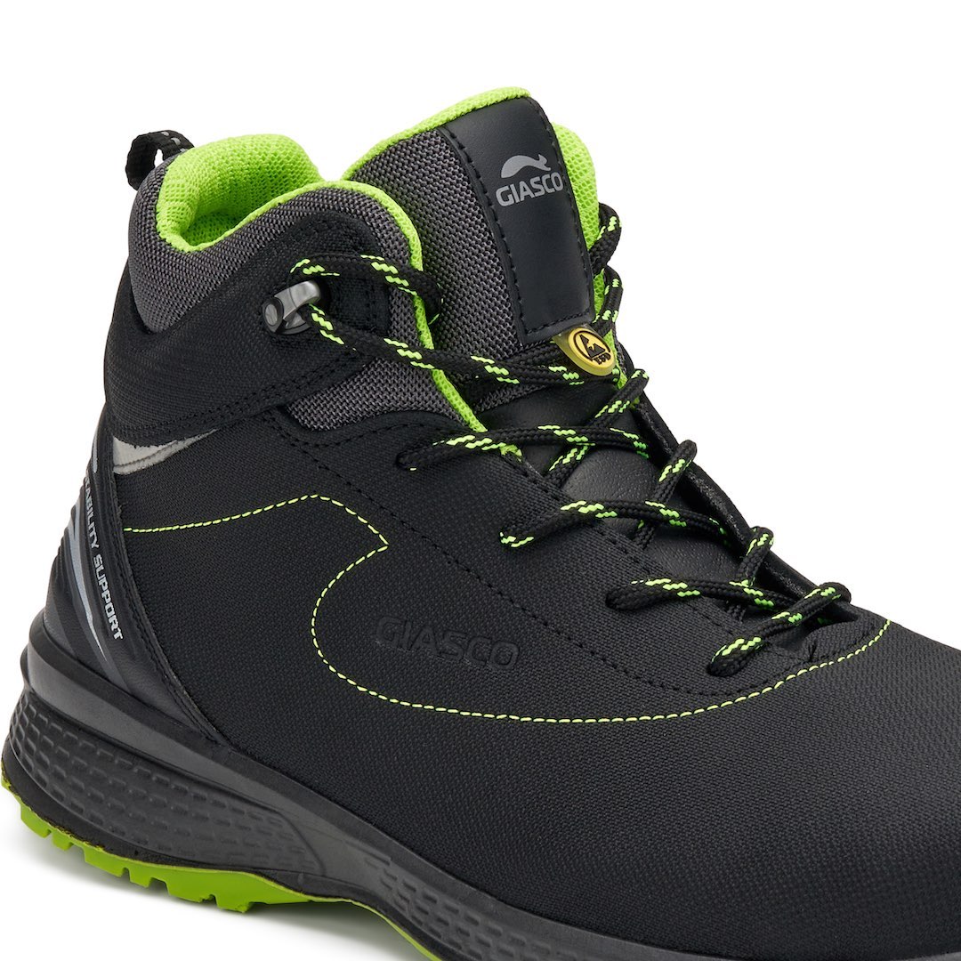 Giasco Scarpa Antinfortunistica Alta Libra New Antiscivolo per Tetti S3L FO SR ESD
