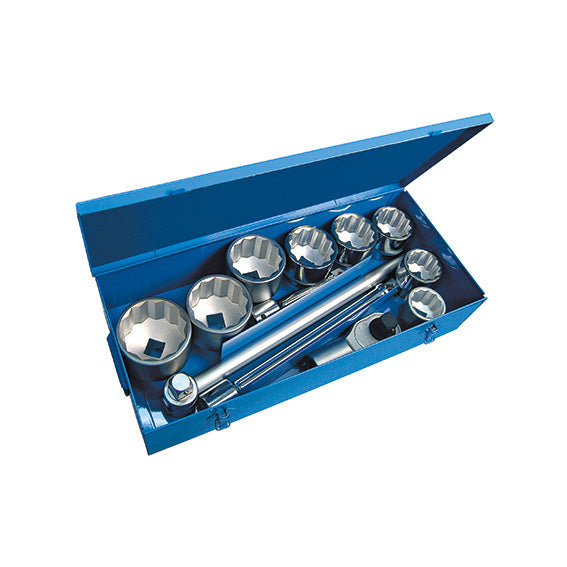 ABC Tools Assortimento Bussole A31191000, 12 Utensili, 25 mm, 46-80 mm