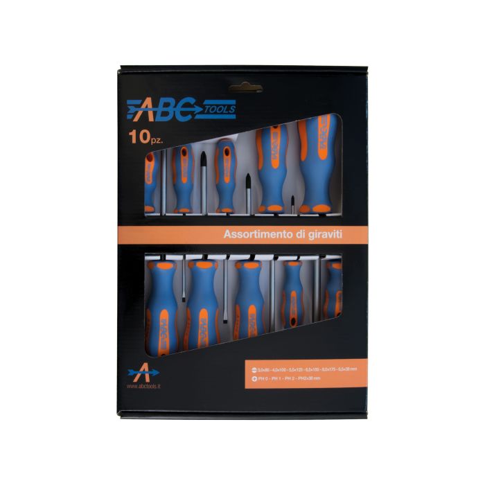 ABC Tools Assortimento di Giraviti A 1483 1000, 10 Pezzi