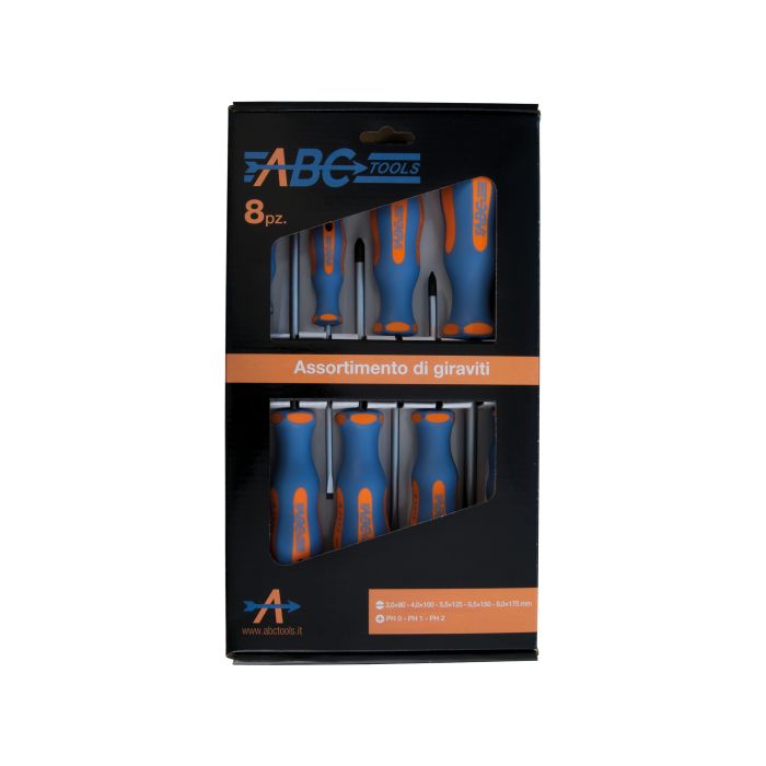 ABC Tools Assortimento di Giraviti A 1483 8000, 8 Pezzi