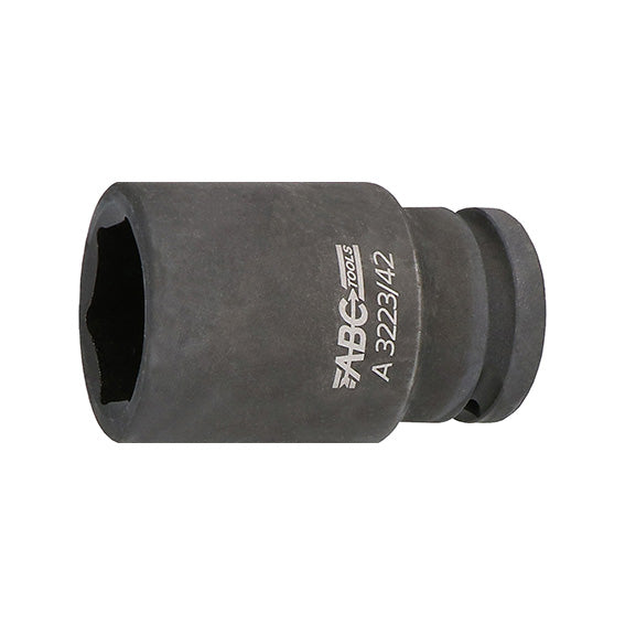ABC Tools Bussola Impact Esagonale 17 mm A32234217, Attacco 3/4", Lunga