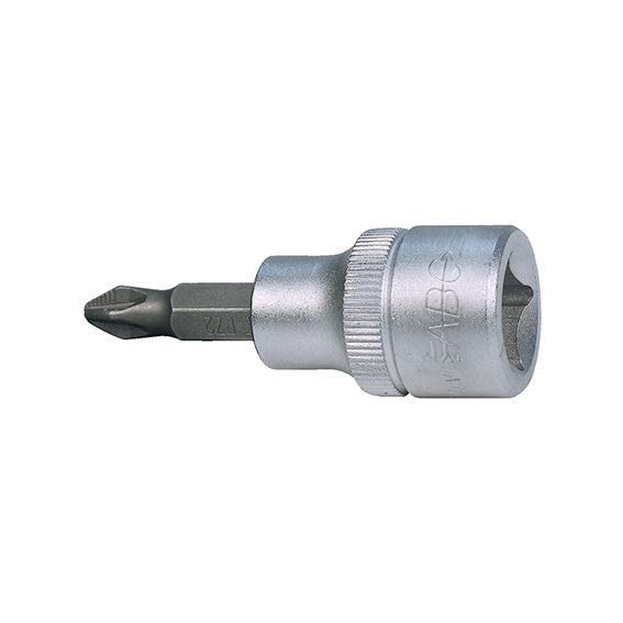 ABC Tools Bussola con Inserto Pozidriv PZ2 A31149602, Attacco 3/8", 48 mm