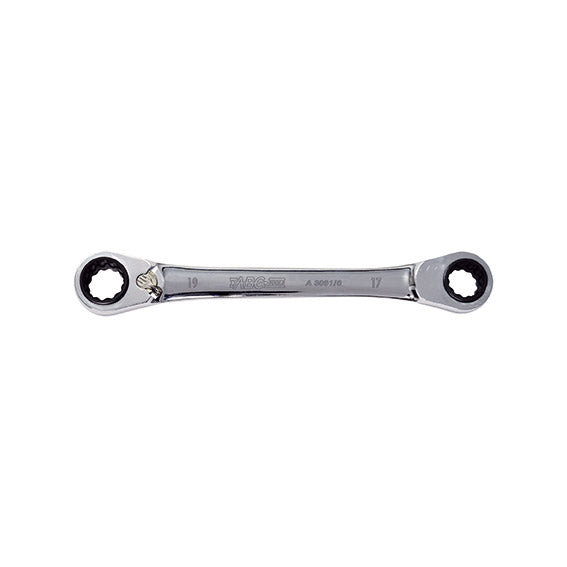 ABC Tools Chiave a Cricchetto a 4 Aperture A30916015, 9x11 - 14x15 mm
