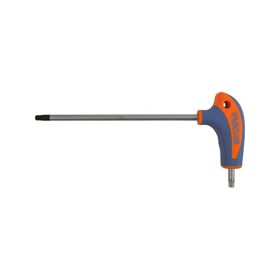 ABC Tools Chiave a T Fissa con 1 Maschio TORX e 1 Maschio TORX Tamper Resistant A31105340, T40