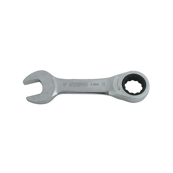 ABC Tools Chiave Combinata Corta con Cricchetto Unidirezionale A29410013, 13 mm, 72 Denti