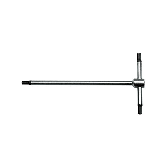 ABC Tools Chiave Maschio Esagonale a T con 3 Esagoni di Manovra A31080007, 7 mm, 210 mm