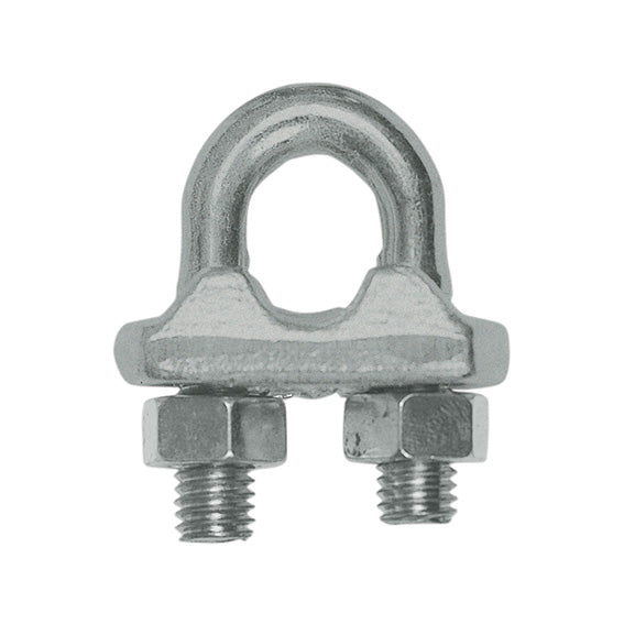 ABC Tools Morsetto per Fune Metallica in Acciaio Zincato L 2232 2003, Fune Diametro 3 mm