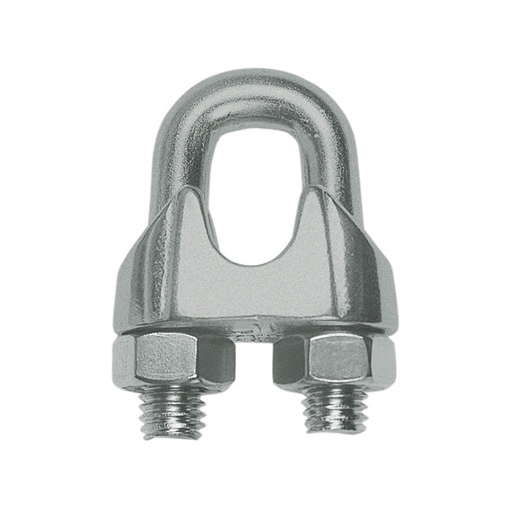 ABC Tools Morsetto per Fune Metallica in Acciaio inossidabile - AISI 316 L 2232 3016, Fune Diametro 16 mm