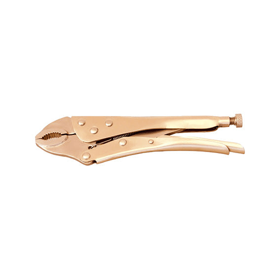 ABC Tools Pinza a Morsetto Antiscintilla M72690225, Ganasce Concave, Be-Cu, 225 mm