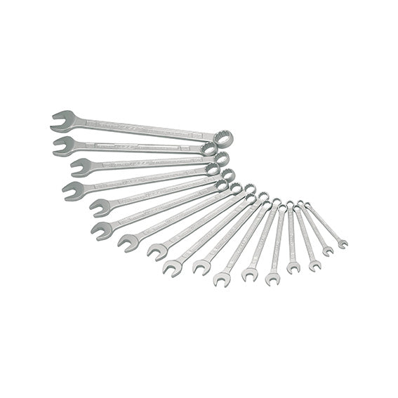 ABC Tools Serie di Chiavi Combinate Tipo Lungo A30181700, 17 Pezzi, con scatola di cartone