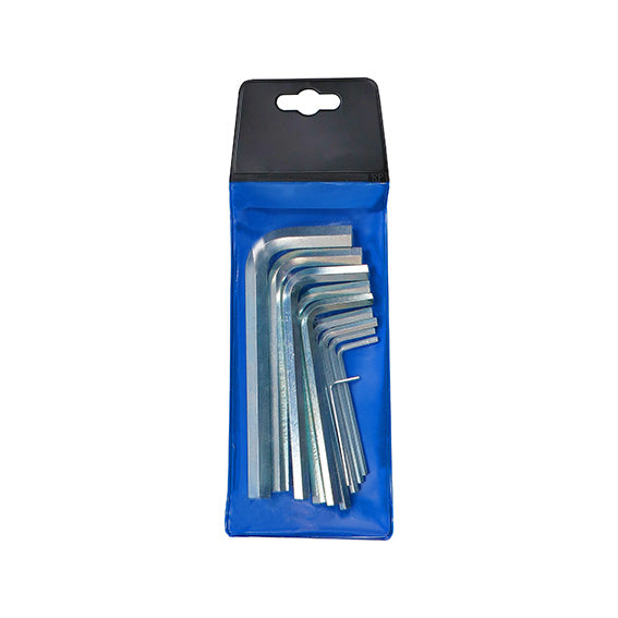 ABC Tools Serie di Chiavi Maschio Esagonali in Busta A31056010, 10 Pezzi