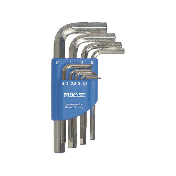 ABC Tools Serie di 10 Chiavi Maschio Esagonali Metriche su Supporto A31073410