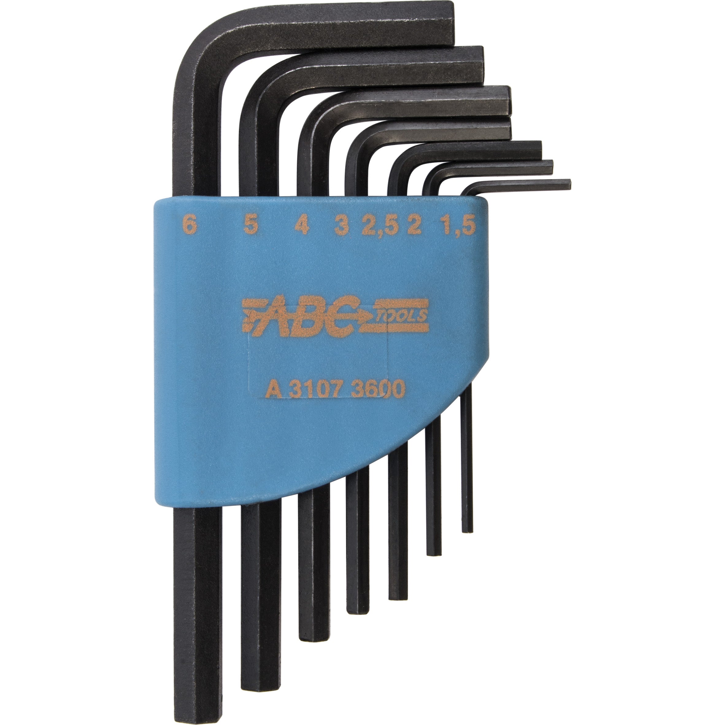 ABC Tools Serie di 7 Chiavi Maschio Esagonali con Foro A31073600