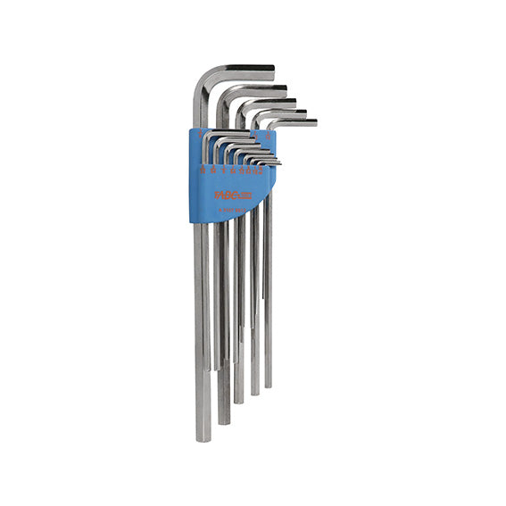 ABC Tools Serie di 13 Chiavi Maschio Esagonali Lunghe in Pollici A31079513, con in plastica
