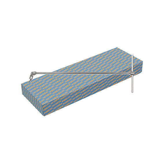 ABC Tools Serie di 6 Chiavi Maschio Esagonali Snodate a T A31087600, con scatola di cartone
