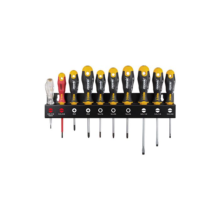 FELO Assortimento di Giraviti con Supporto A 1486 9500, 10 Pezzi