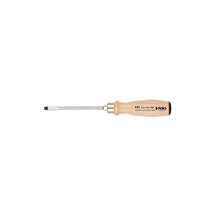FELO Giravite a Intaglio con Manico Legno A 1453 1090, 4,5x0,8 A14531090