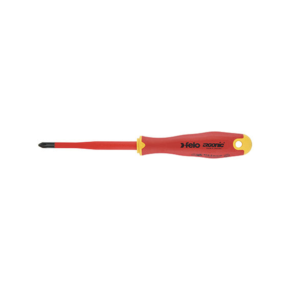 Felo Giravite Isolato VDE M71014001, Phillips PH1, Lama 5,0x80 mm, Slim Ergonic
