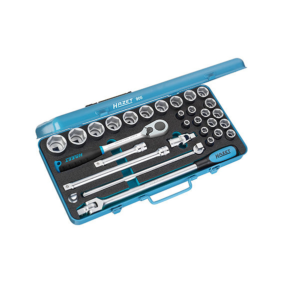Hazet Assortimento Bussole A31426000, 31 Utensili, Attacco 1/2", 8-32 mm