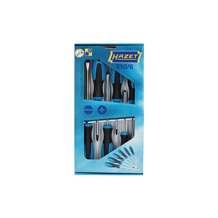 HAZET Assortimento di Giraviti A 1484 6600, 6 Pezzi