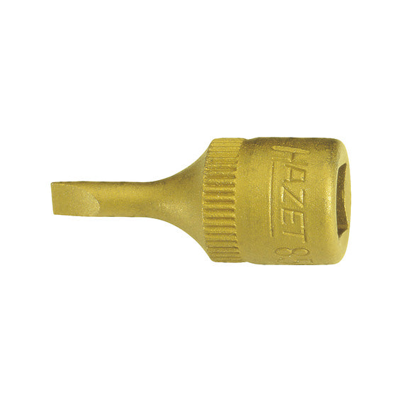 Hazet Bussola con Inserto Intaglio 4x0,8 mm A31221804, Attacco 1/4", 28 mm